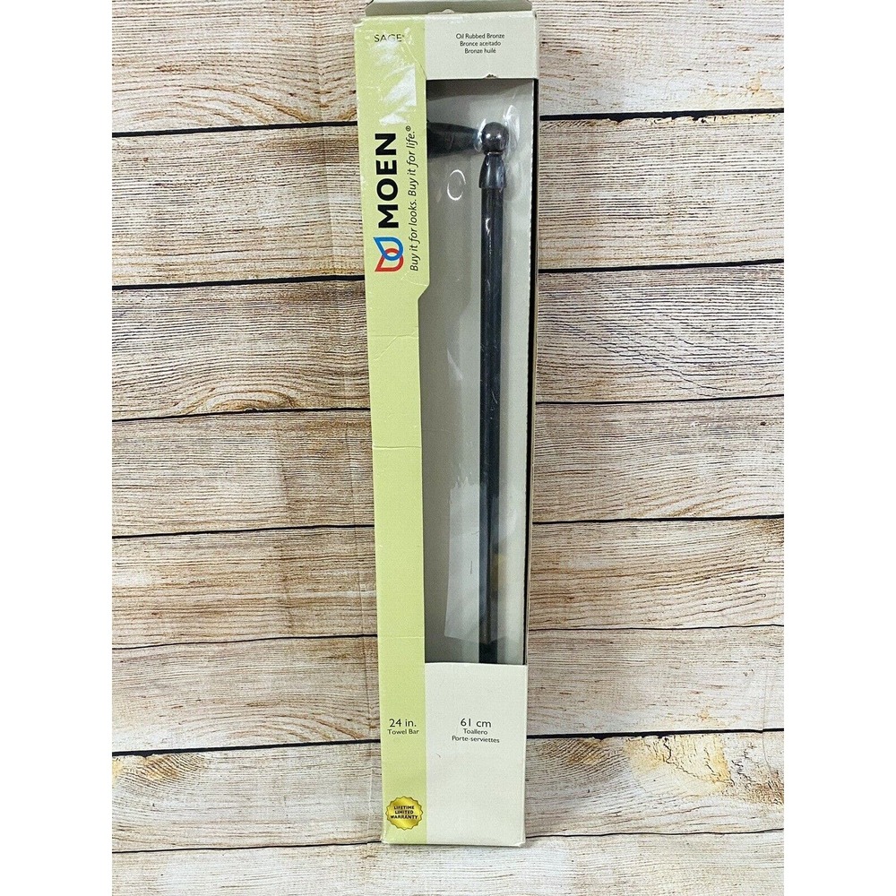 MOEN -Creative Specialties- DN6842ORB Sage 24" Towel Bar Oil Rubbed Bronze
